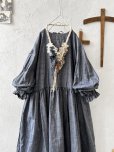 画像3: MARCHE' DE SOEUR／十字架ネックレス付きギャザーワンピース・ダンガリー