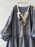 画像4: MARCHE' DE SOEUR／十字架ネックレス付きギャザーワンピース・ダンガリー