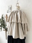 画像13: kosatofuku／リボンと大きなフリルカラーのブラウス・黒