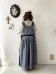 画像16: kosatofuku／フリルショルダーとプリーツリボンのワンピース・ アイボリー