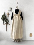画像12: kosatofuku／レースフリルショルダーのサロペットワンピース・生成り