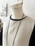 画像3: kosatofuku／ひとつボタンのエプロンギャザーワンピース・生成り