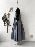画像9: kosatofuku／フリルショルダーとプリーツリボンのワンピース・デニム