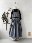 画像10: kosatofuku／フリルショルダーとプリーツリボンのワンピース・デニム