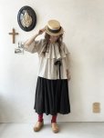 画像15: kosatofuku／リボンと大きなフリルカラーのブラウス・黒
