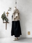 画像12: kosatofuku／リボンと大きなフリルカラーのブラウス・黒