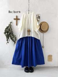 Re:born/ギャザースカート・ブルー