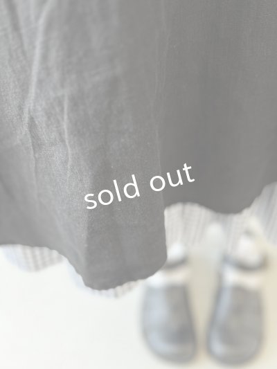 画像5: Re:born/リネン七分袖ワンピース・黒