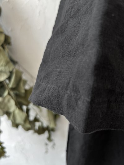 画像3: Re:born/リネンワンピース・ブラック