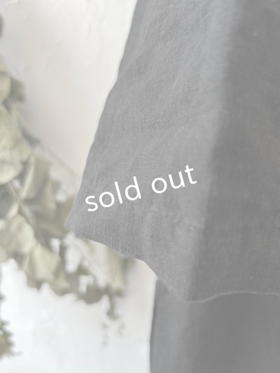 画像4: Re:born/リネン七分袖ワンピース・黒