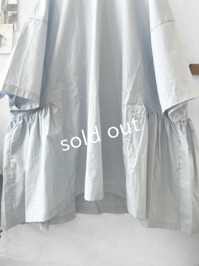 画像5: je suis comme je suis/サイドギャザーブラウス・水色