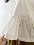 画像9: je suis comme je suis/「佇む」ギャザーブラウス・オフ