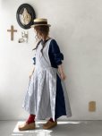 画像12: je suis comme je suis/タブリエドレス・ネイビーストライプ