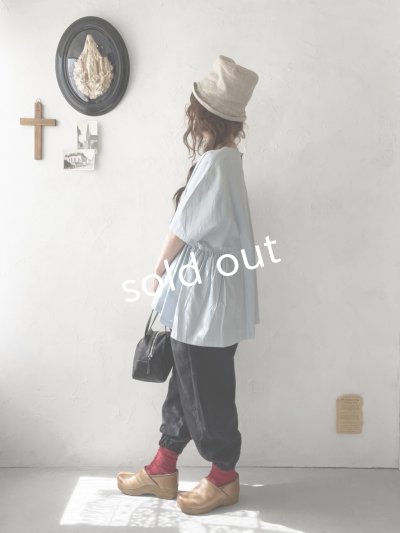 画像13: je suis comme je suis/サイドギャザーブラウス・水色