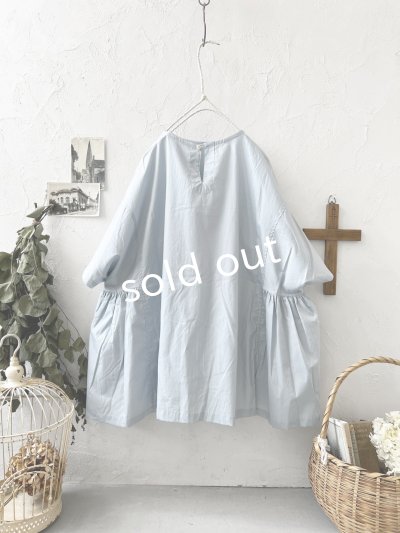 画像9: je suis comme je suis/サイドギャザーブラウス・水色