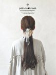 画像1: pollenbienco／アンティークレースのウィッグバレッタ (1)