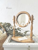 Creer／パインスタンドミラー