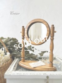 Creer／パインスタンドミラー