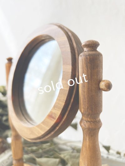 画像3: Creer／パインスタンドミラー
