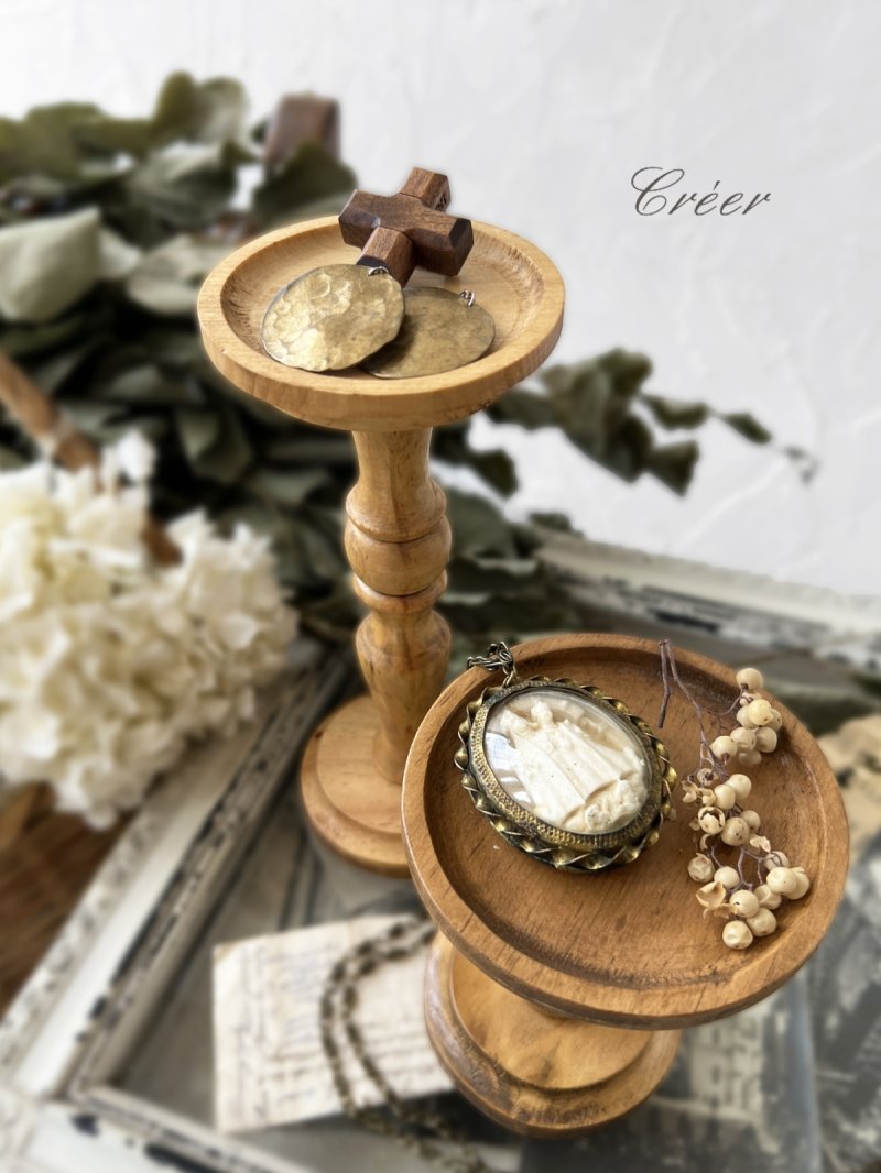 画像1: Creer／パインキャンドルスタンド (1)