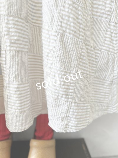 画像7: MARCHE' DE SOEUR/Aラインフードワンピース・パッチワーク