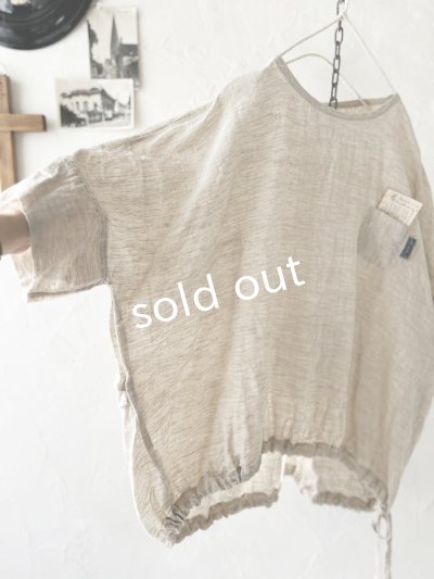 画像7: MARCHE' DE SOEUR/裾リボンプルオーバー・杢生成り