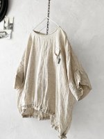 画像2: MARCHE' DE SOEUR／裾リボンプルオーバー・杢生成り (2)