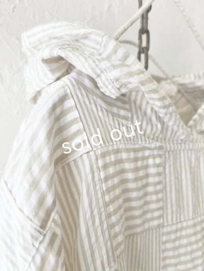 画像10: MARCHE' DE SOEUR/Aラインフードワンピース・パッチワーク