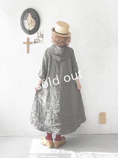 画像16: MARCHE' DE SOEUR/Aラインフードワンピース・チェック