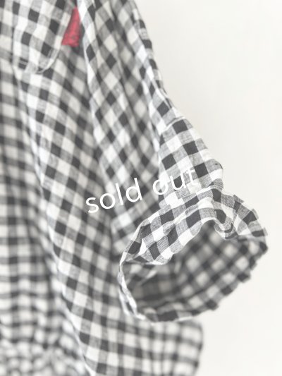 画像4: MARCHE' DE SOEUR／裾リボンプルオーバー・ギンガム