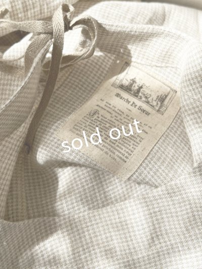 画像11: MARCHE' DE SOEUR／ギャザーワンピース・赤耳ミリチェック