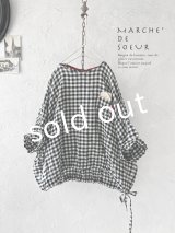 MARCHE' DE SOEUR／裾リボンプルオーバー・ギンガム