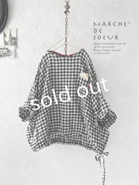 MARCHE' DE SOEUR／裾リボンプルオーバー・ギンガム