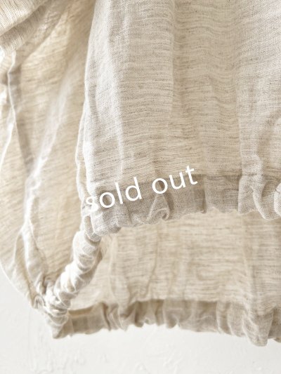 画像6: MARCHE' DE SOEUR/裾リボンプルオーバー・杢生成り