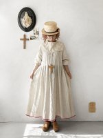 画像15: MARCHE' DE SOEUR／ギャザーワンピース・赤耳ミリチェック (15)