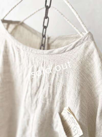 画像8: MARCHE' DE SOEUR/裾リボンプルオーバー・杢生成り