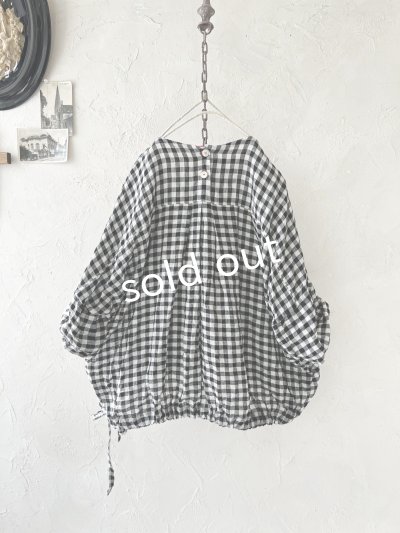 画像10: MARCHE' DE SOEUR／裾リボンプルオーバー・ギンガム