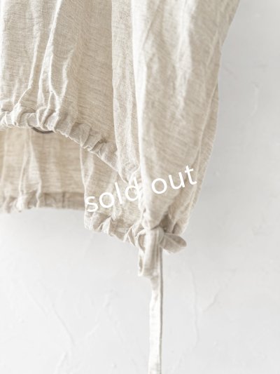 画像3: MARCHE' DE SOEUR/裾リボンプルオーバー・杢生成り