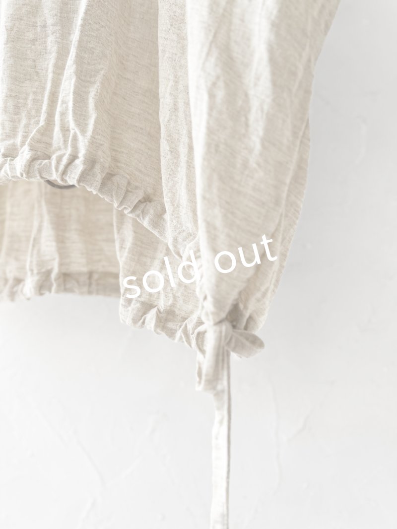 画像3: MARCHE' DE SOEUR／裾リボンプルオーバー・杢生成り (3)