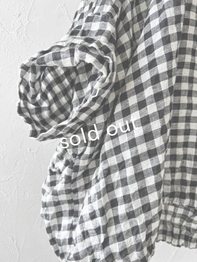 画像7: MARCHE' DE SOEUR／裾リボンプルオーバー・ギンガム