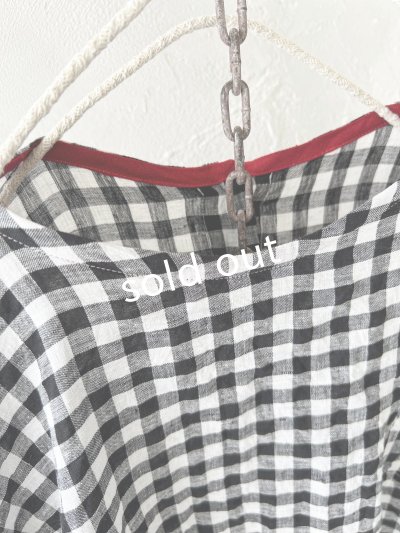 画像6: MARCHE' DE SOEUR／裾リボンプルオーバー・ギンガム