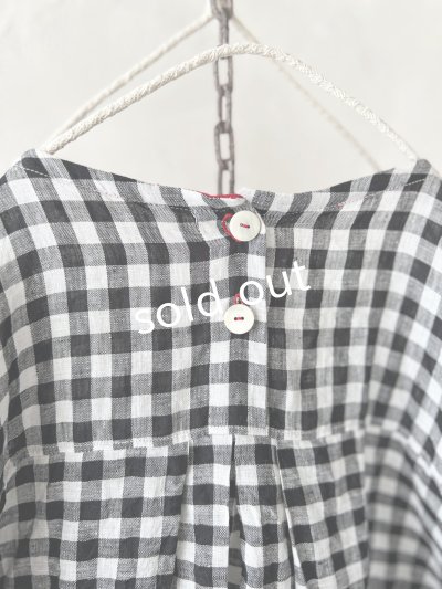 画像11: MARCHE' DE SOEUR／裾リボンプルオーバー・ギンガム