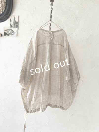 画像9: MARCHE' DE SOEUR/裾リボンプルオーバー・杢生成り