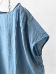 画像2: seasew.／301 フレンチスリーブプルオーバー・スモークブルー (2)