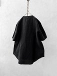 画像7: seasew.／312 ラウンドヘンリー半袖プルオーバー・ブラック