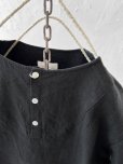 画像3: seasew.／312 ラウンドヘンリー半袖プルオーバー・ブラック