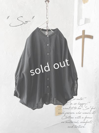 画像14: 【30%OFF SALE】SO／バルーンドルマンブラウス・ブラック