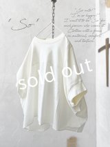 SO／切り替えワイドプルオーバー・ミルクホワイト