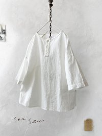 seasew.／304 ヘンリーネック半袖プルオーバー・オフ