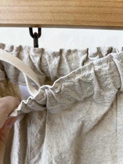 画像4: seasew./501 キャンバス後切替コクーンパンツ・生成り